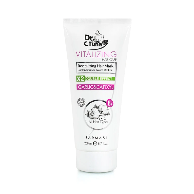 Dr. C. Tuna Vitalizing fokhagymás és capixyles hajmaszk – 200 ml