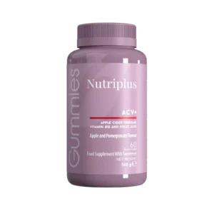 Nutriplus ACV+ almaecetes gumicukor – 165 g