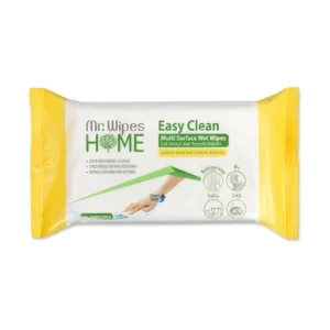 Mr. Wipes tisztító nedves törlőkendő, citrom – 40 db
